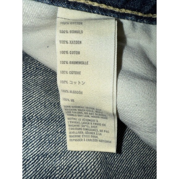 Abercrombie & Fitch Jeans Mens 34x32 Remsen Low Rise Slim Straight Distressed - Picture 8 of 10